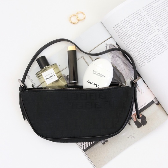 Fendi Handbags - Fendi Canvas Zucchino Pochette